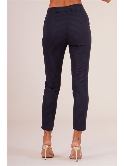 Pantalone gessato elmas phil | 011274BLU